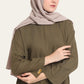 Green Simple Modest Abaya Women for Hajj and Umrah | Zhaviah