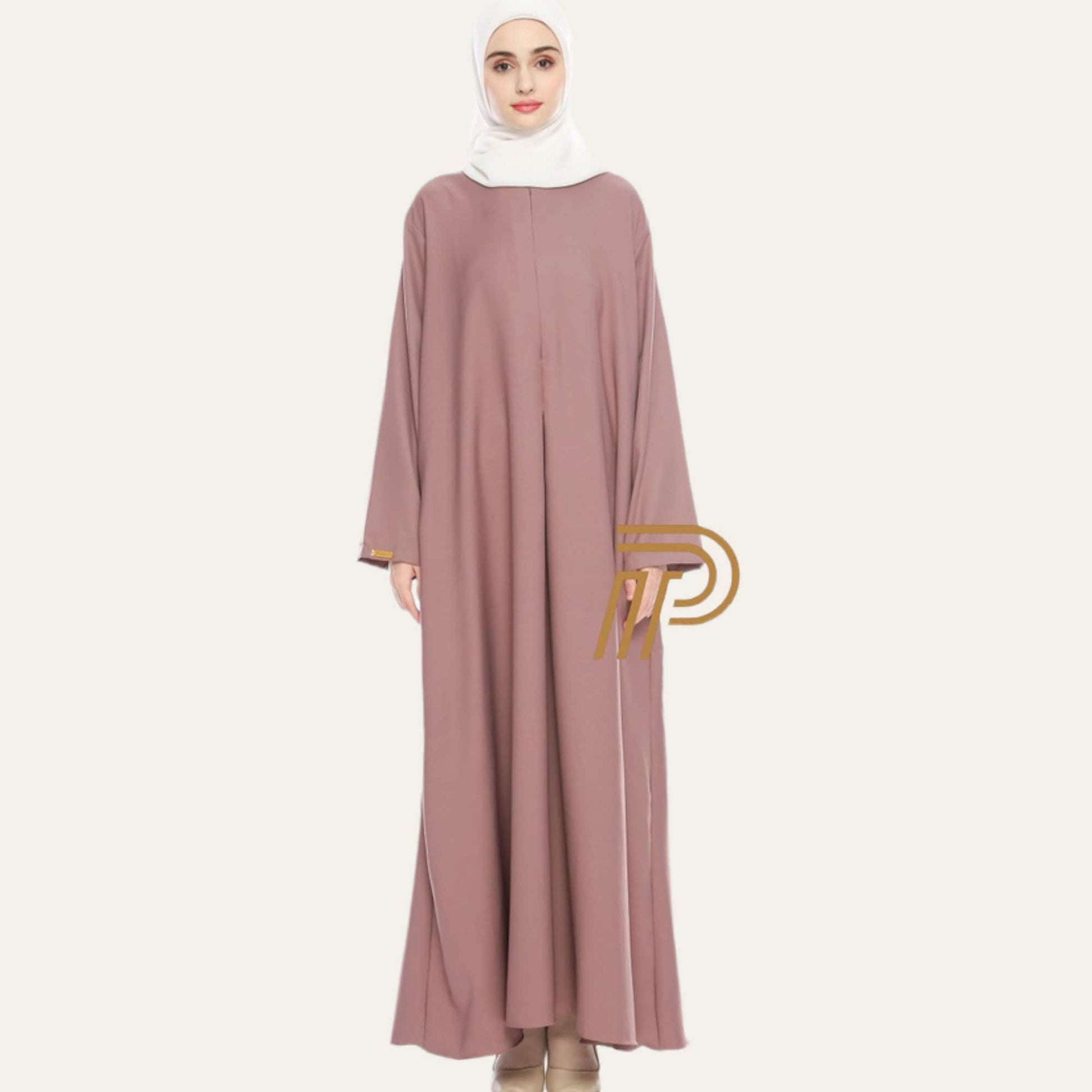 Brown Simple Modest Abaya Women for Hajj and Umrah | Zhaviah