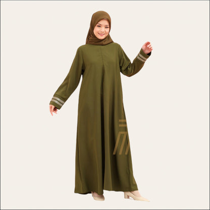 Simple Women Abaya Dubai Dress for Hajj and Umrah | Zhaviah