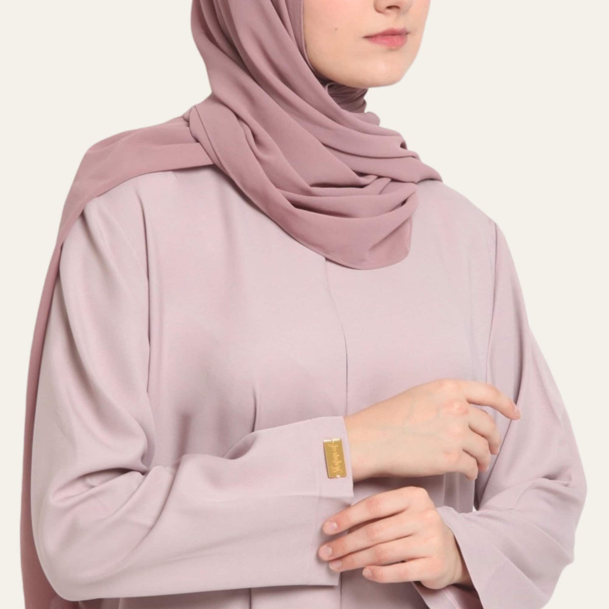Pink Simple Modest Abaya Women for Hajj and Umrah | Zhaviah